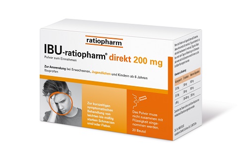 IBU-RATIOPHARM direkt 200 mg Pulver zum Einnehmen